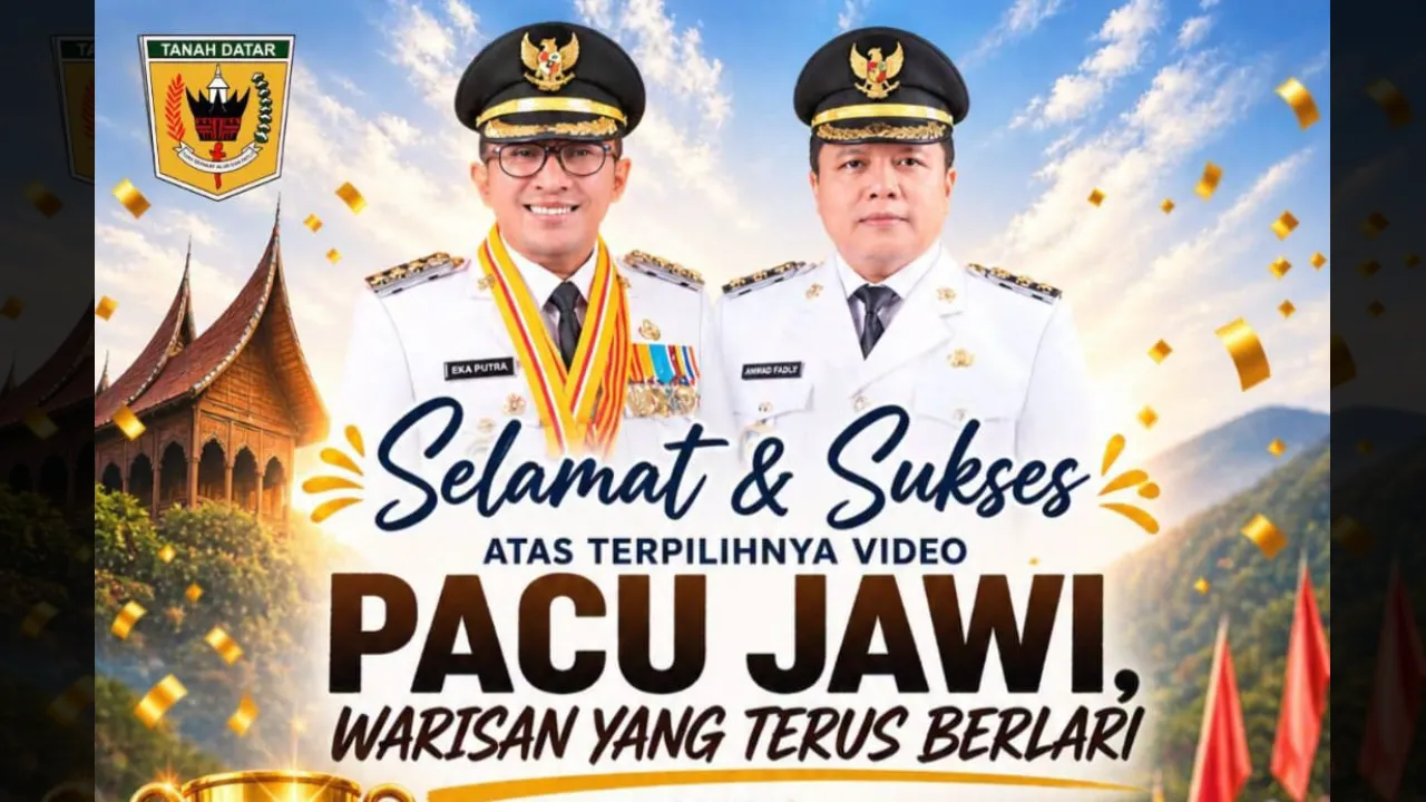 Pacu Jawi Kembali Harumkan Tanah Datar, Juara I Nasional Lomba Video Kreatif AOE 2026